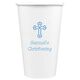 Ornate Cross Paper Coffee Cups Image 4 of 4